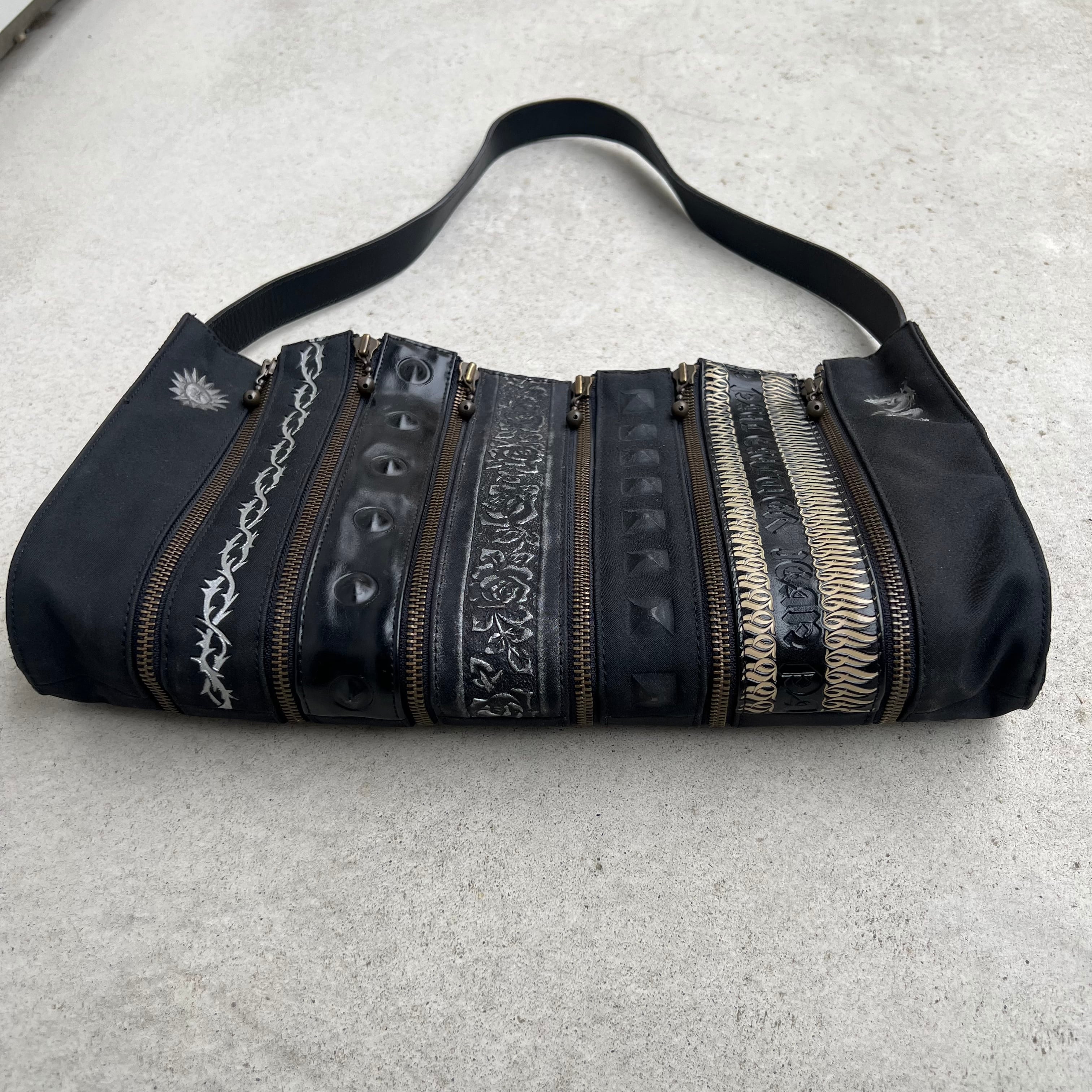Jean Paul GAULTIER” dragon zip bag | one peace vintage