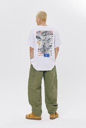 CROSSWALK LOGO TEE SHIRT_LIGHT GREY