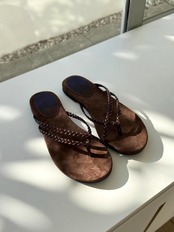 Tressé Leather Sandals F0731