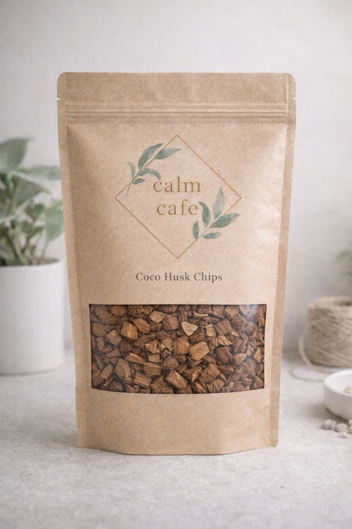 calm cafe ココヤシチップ Coco Husk Chips｜300g