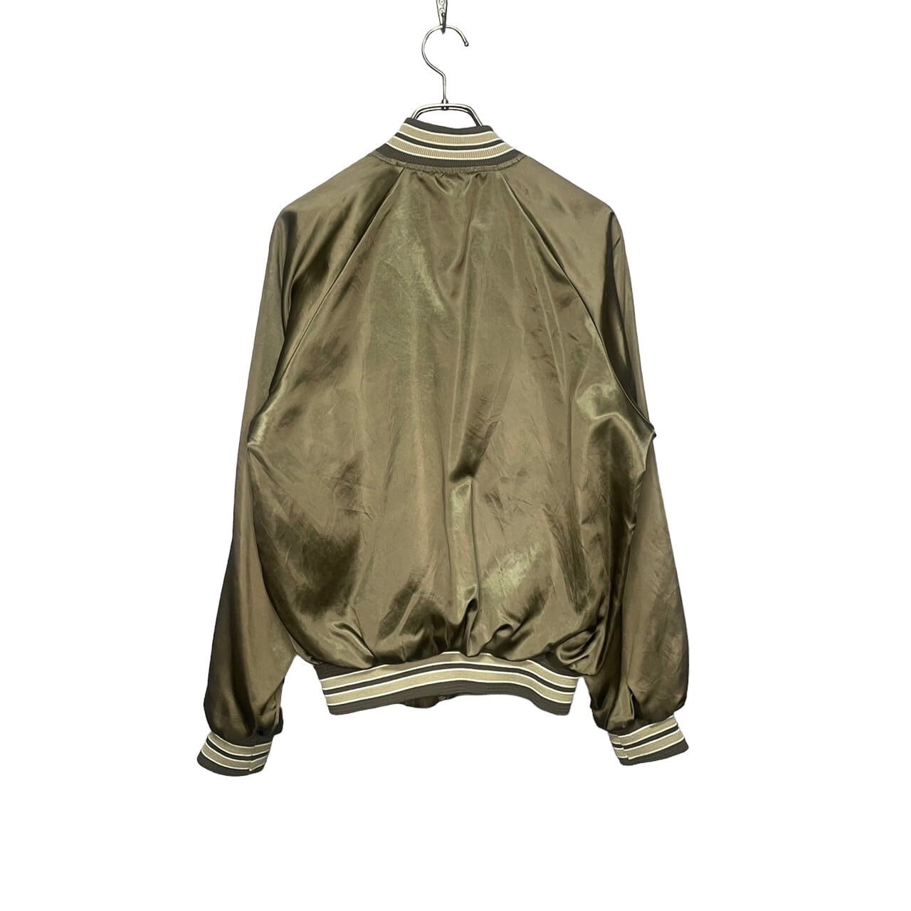 Made in USA】【80s】【ラグランスリーブ】AUBURN ナイロンスタジャン 