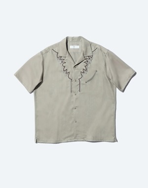 【TOGA VIRILIS】EMBROIDERY WESTERN S/S SHIRT