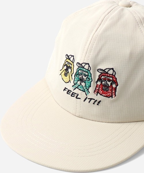 gym master ジムマスター FELL IT 刺繍キャップ G721722 メンズ レディース ユニセックス 帽子 ナイロンキャップ 刺繍 ベースボールキャップ 軽量 春 夏 春夏 ナチュラル