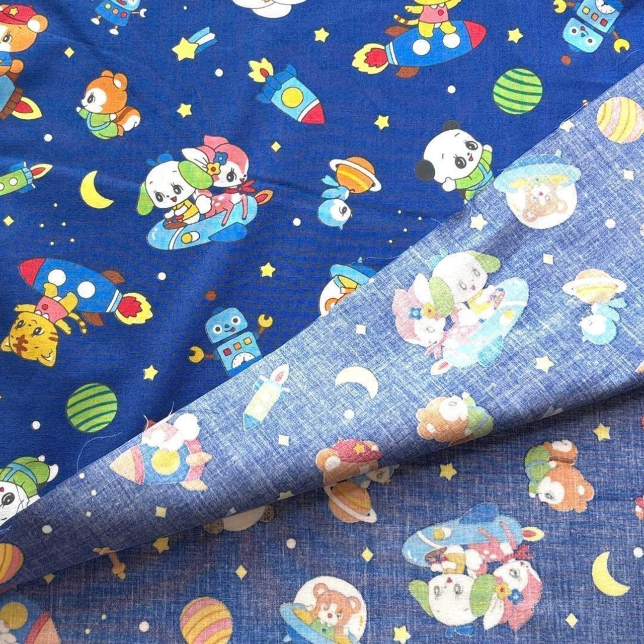 Cdr429-1◆50cm◆S◆綿100%シーチング生地◆レトロ可愛いpop柄