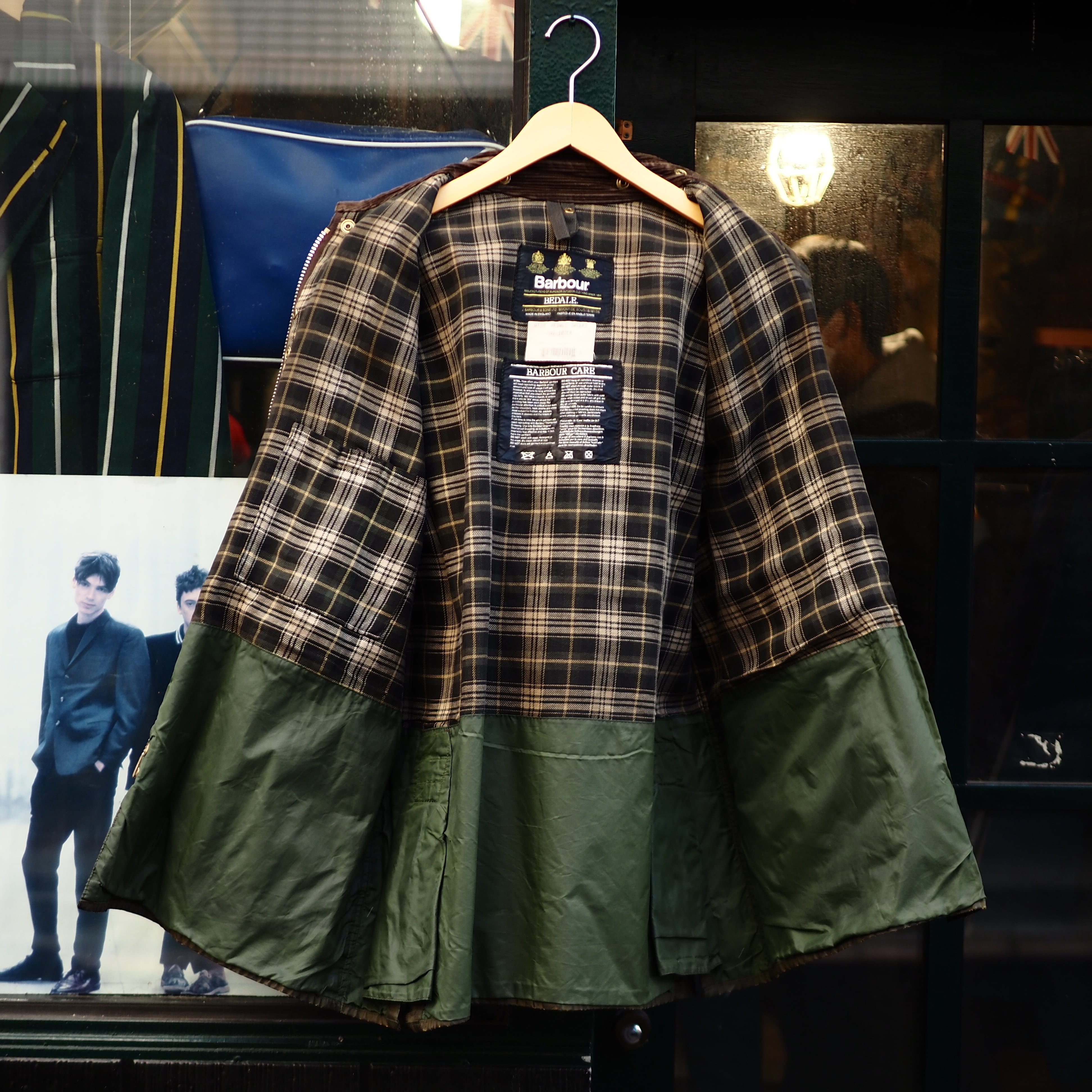 UK 1990's Barbour BEDALE 42 ビンテージ バブアー ビデイル オイルド