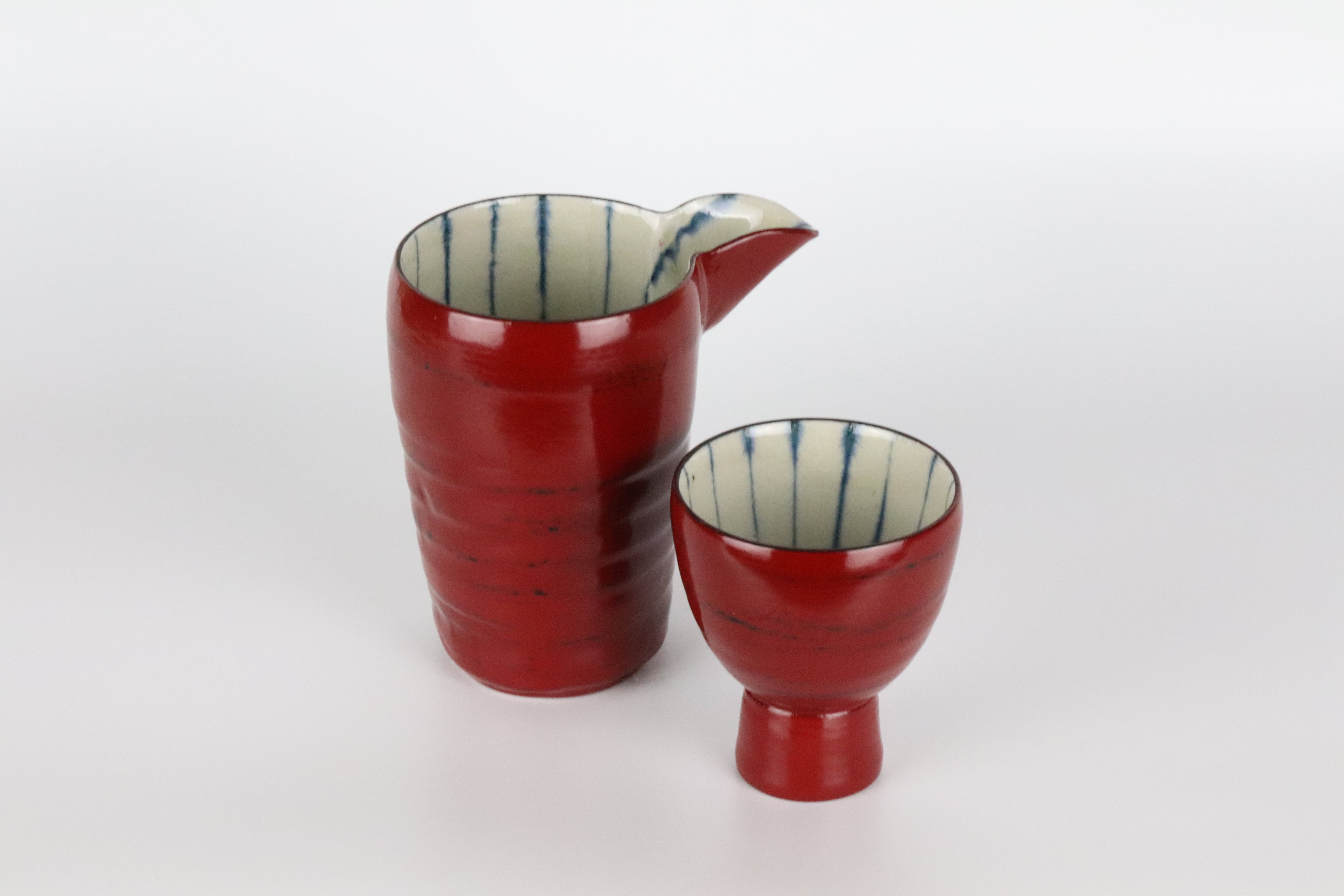 漆陶 高台盃 十草 | 宗山窯