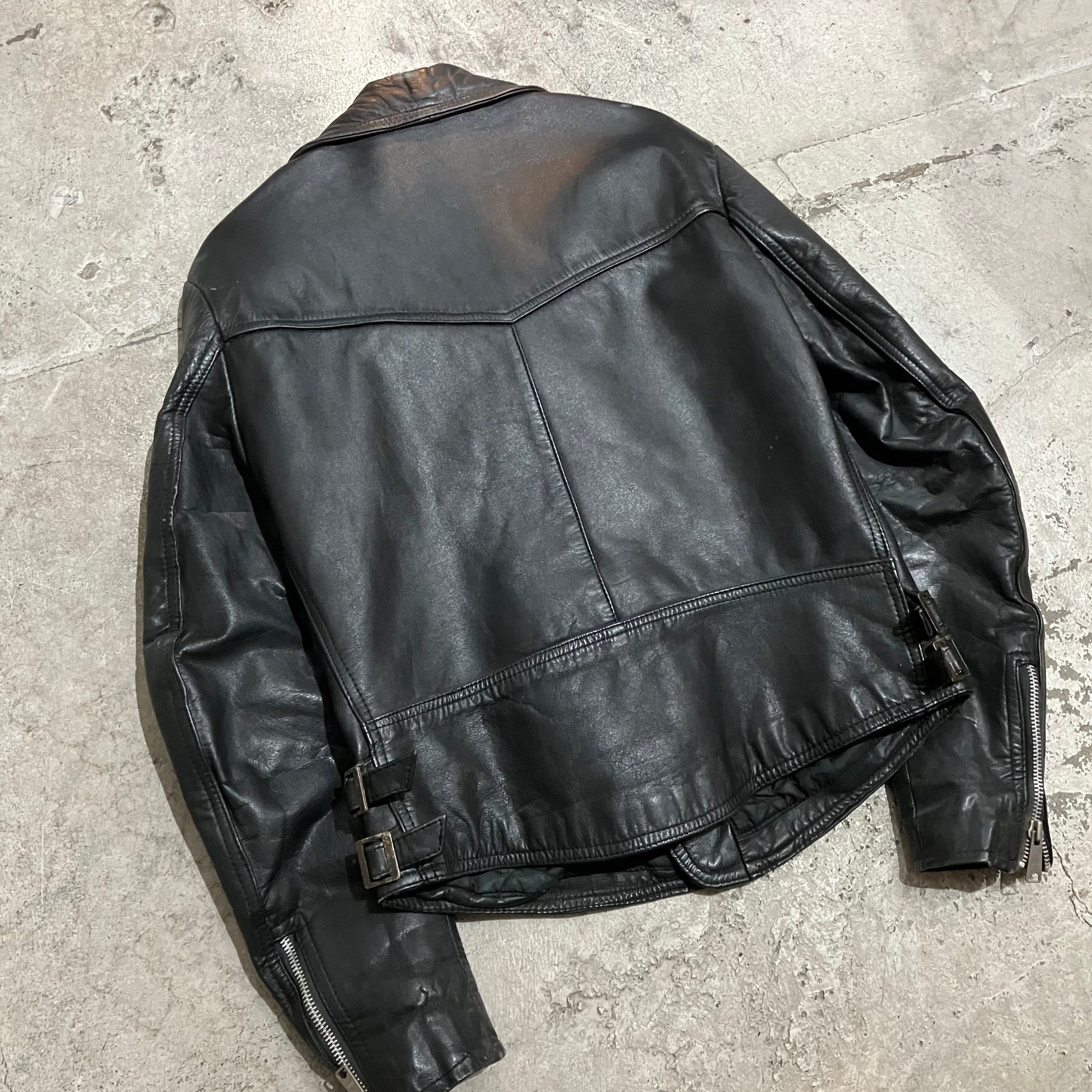 70s BELSTAFF レザーライダースジャケット - アウター