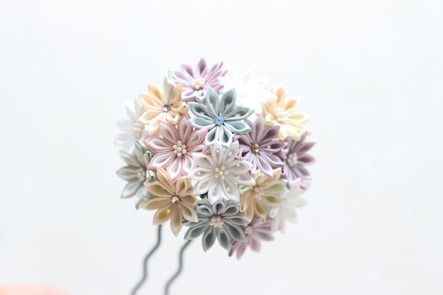 つまみ細工 かんざし