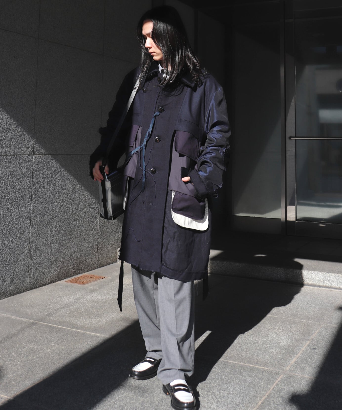 Midorikawa / MID25AW-JK01 REVERSIBLE COAT (NAVY) | AfterSchool