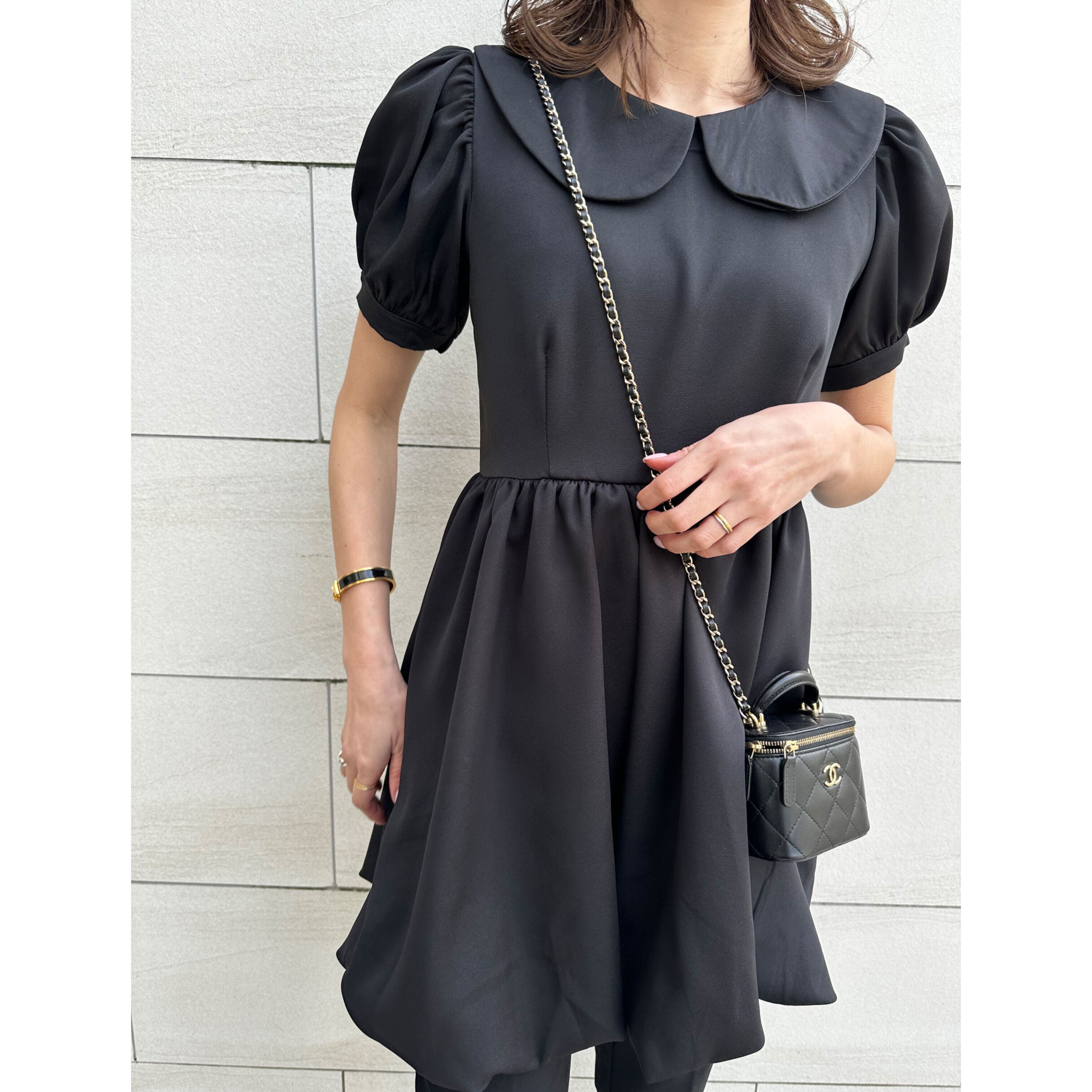 ◆一部即納◆バルーン丸襟トップス(即納:1-4営業日/予約:1-2週間程でお届け)