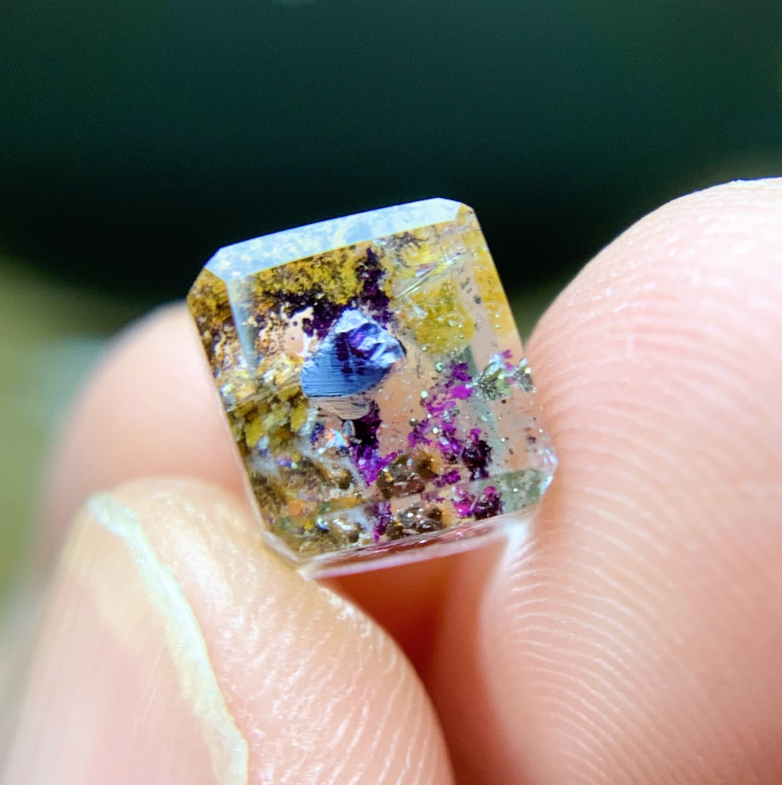 W1290 ブルーアナテースインクォーツ ルース | WIMPERONLY