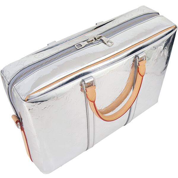 Unused LOUIS VUITTON ルイヴィトン ビジネスバッグ ネオ PDV LVミラー