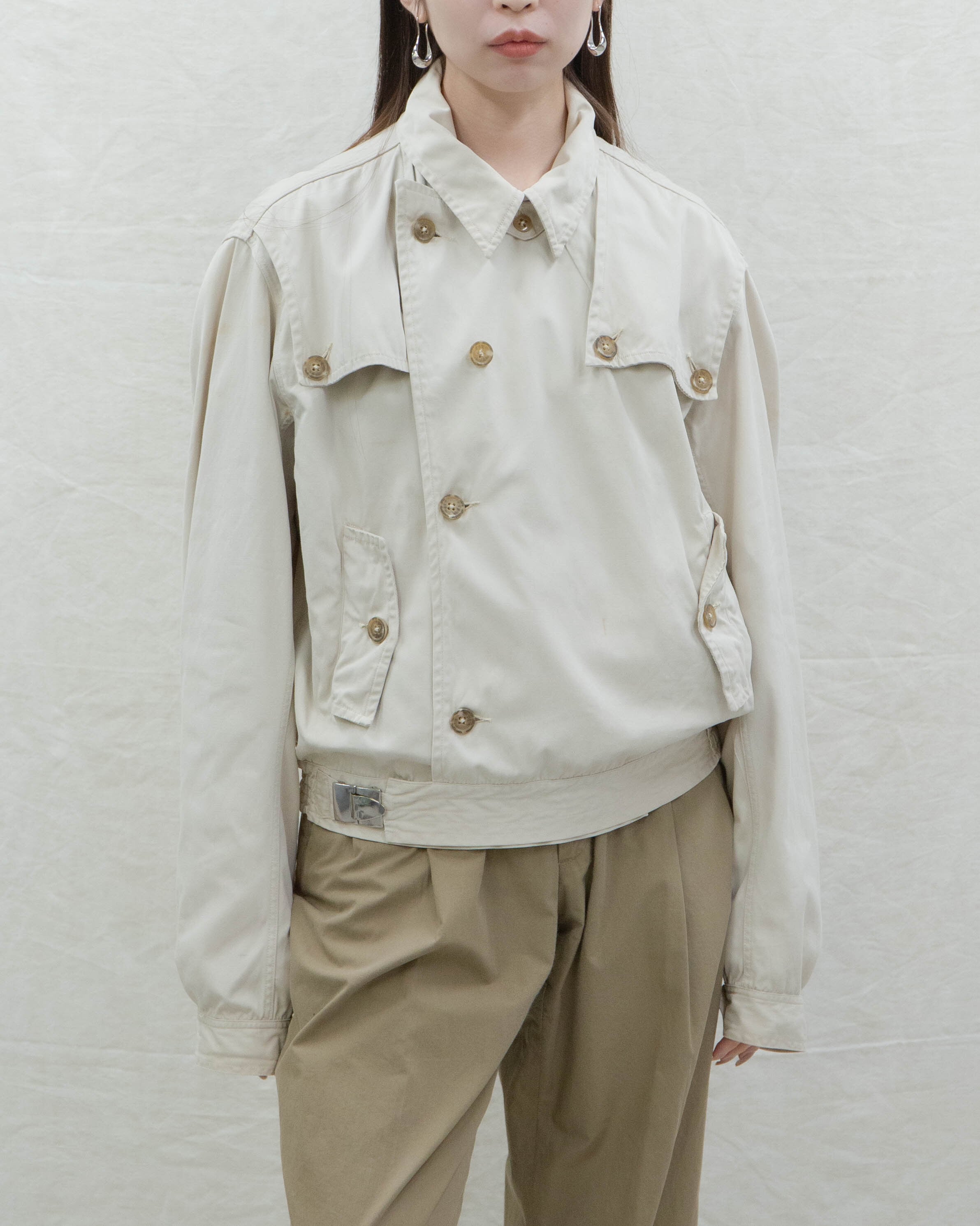 1930-40s White Stag - cotton poplin trench jacket 