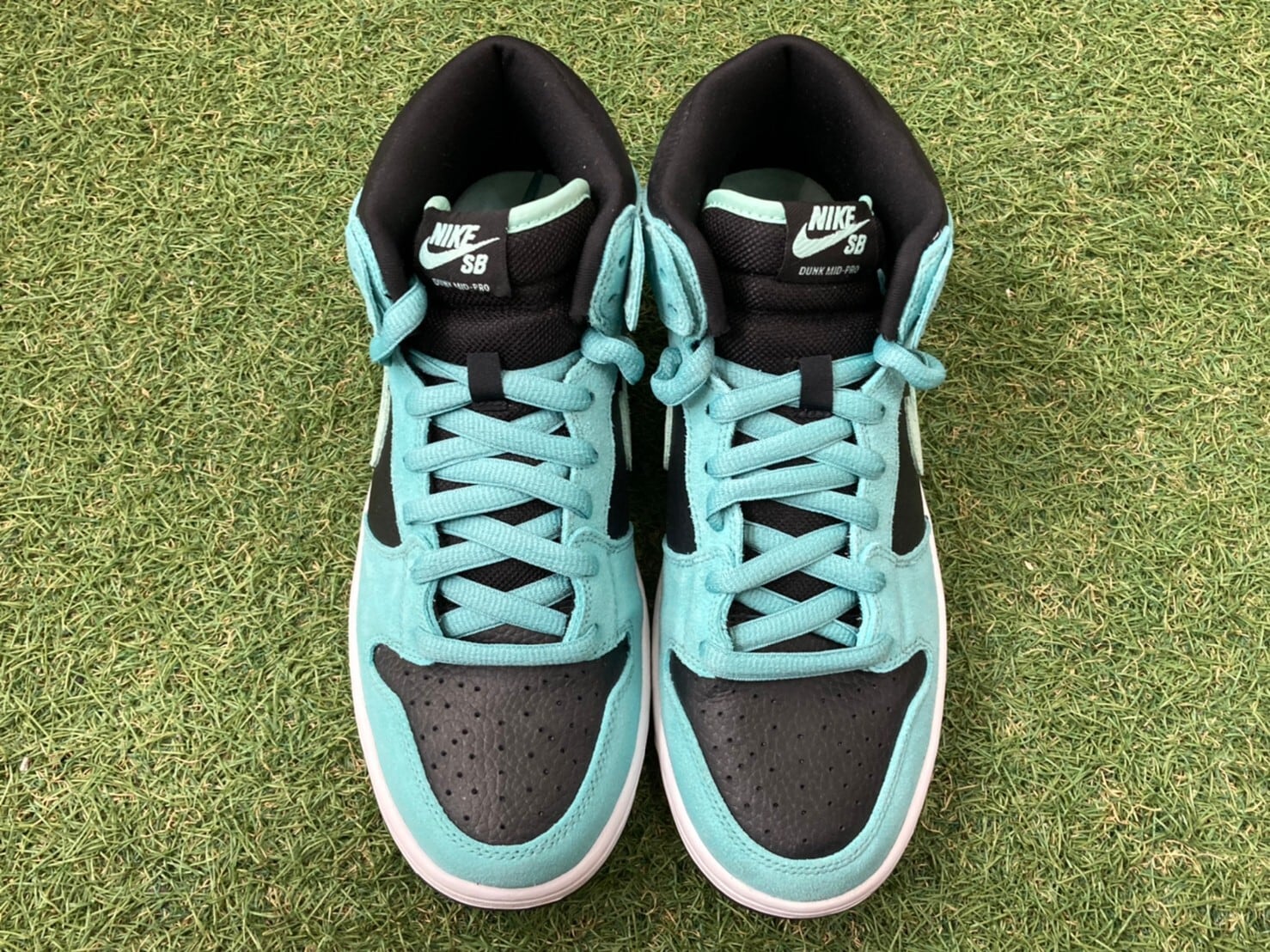 NIKE DUNK MID PRO SB MEDIUM MINT-SEA CRYSTAL 314383-033 26.5cm 