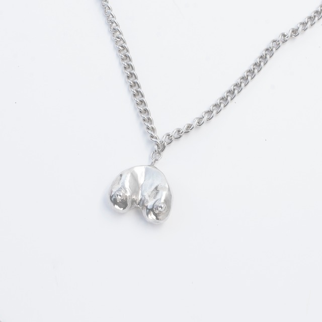 [N001]Silver 925 Nipple necklace