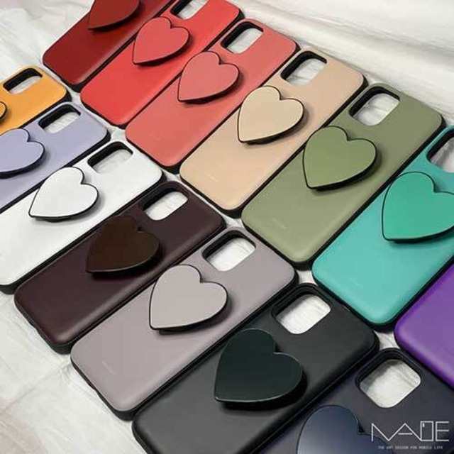 Iphone13 ケース アンドロイド用ケース スマホリング カード収納 ミラー スタンド ホールドリング ハート 無地 ワンカラー マット 淡色 Sti 78 Hanholic Jp Iphoneケース スマホアクセサリー 輸入雑貨