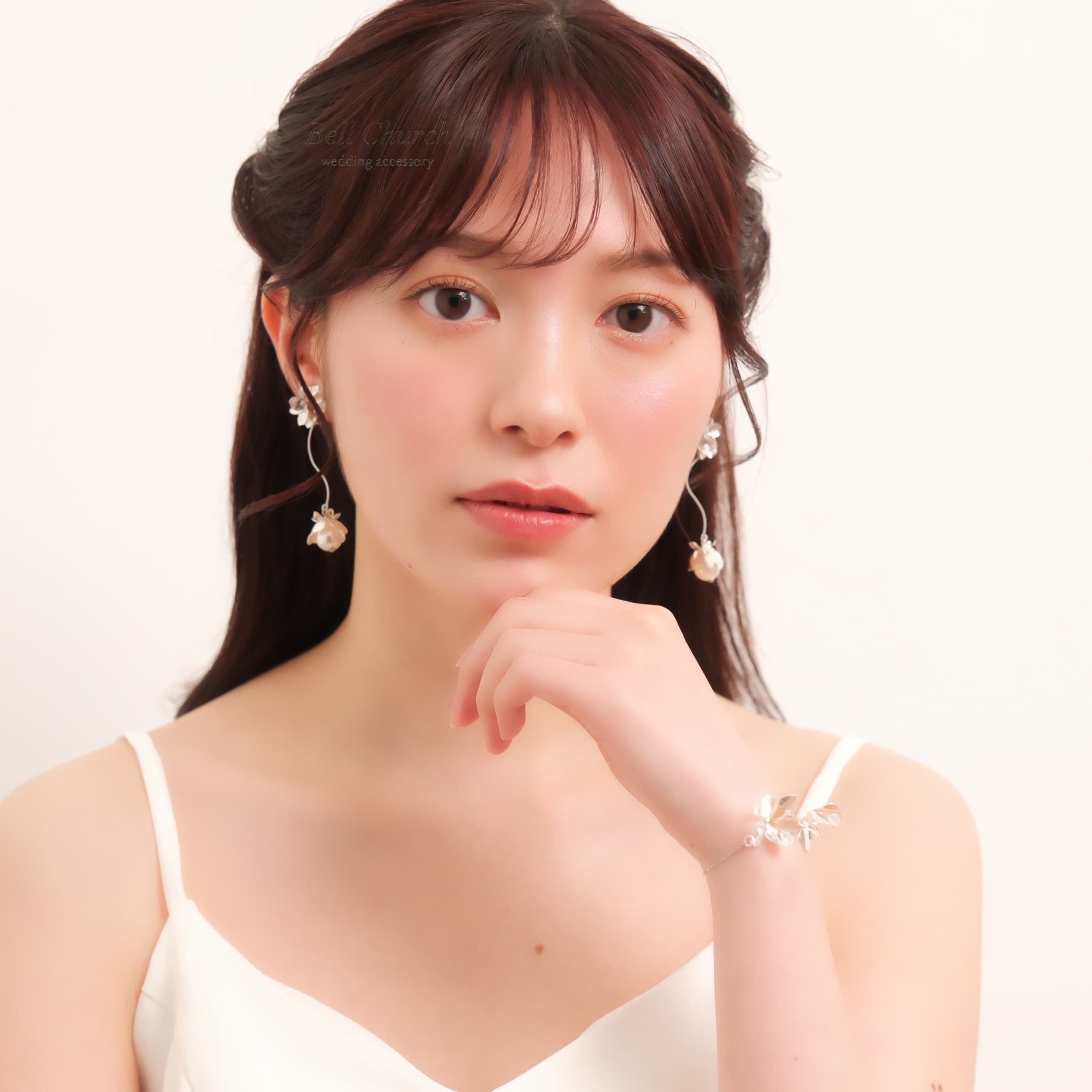 ウェディング ピアス イヤリング｜ニッケルフリー ロングピアス 揺れる