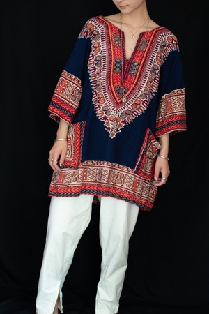 1970-80s Ethnic print tunic