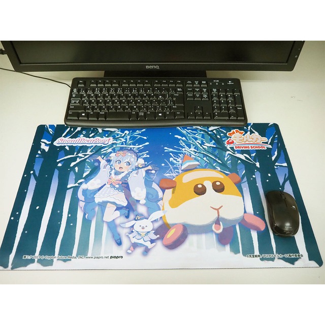 【4582659785331在】雪ミク2023×PUI PUI モルカー　ラバーマット