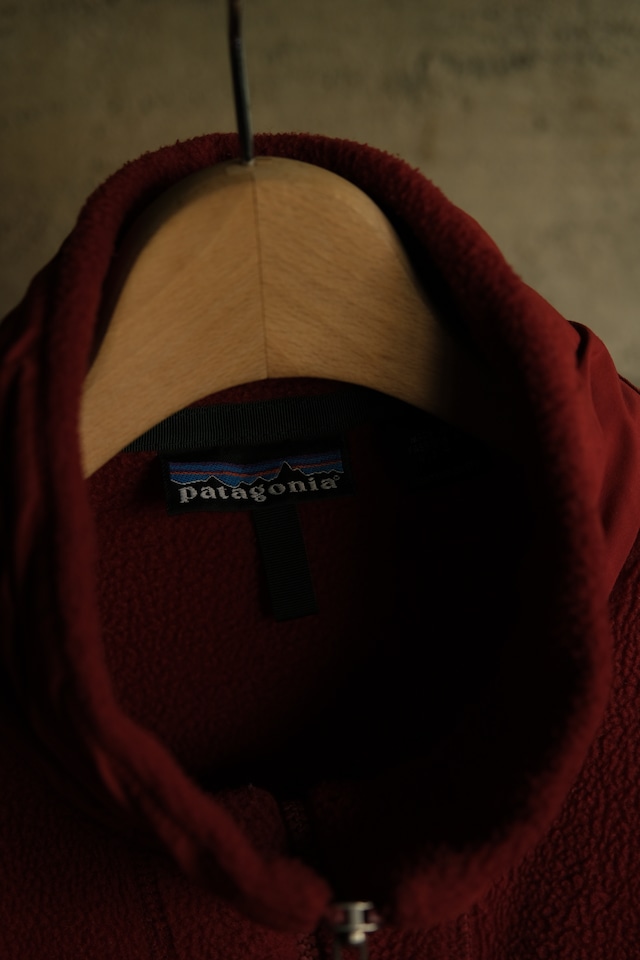Utah/90's "patagonia" full zip fleece/made in usa/red