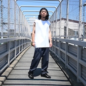 KUON / Boro Patched Sleeveless Top