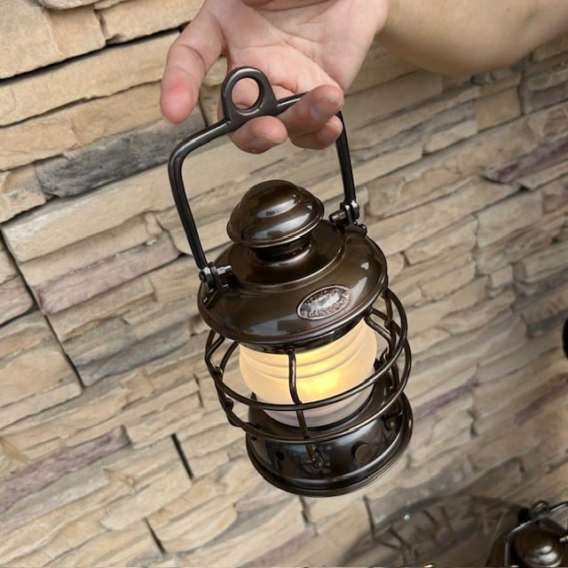 VERMONT LANTERNS ＜バーモントランタン＞ 】LED Antique Brass Mini
