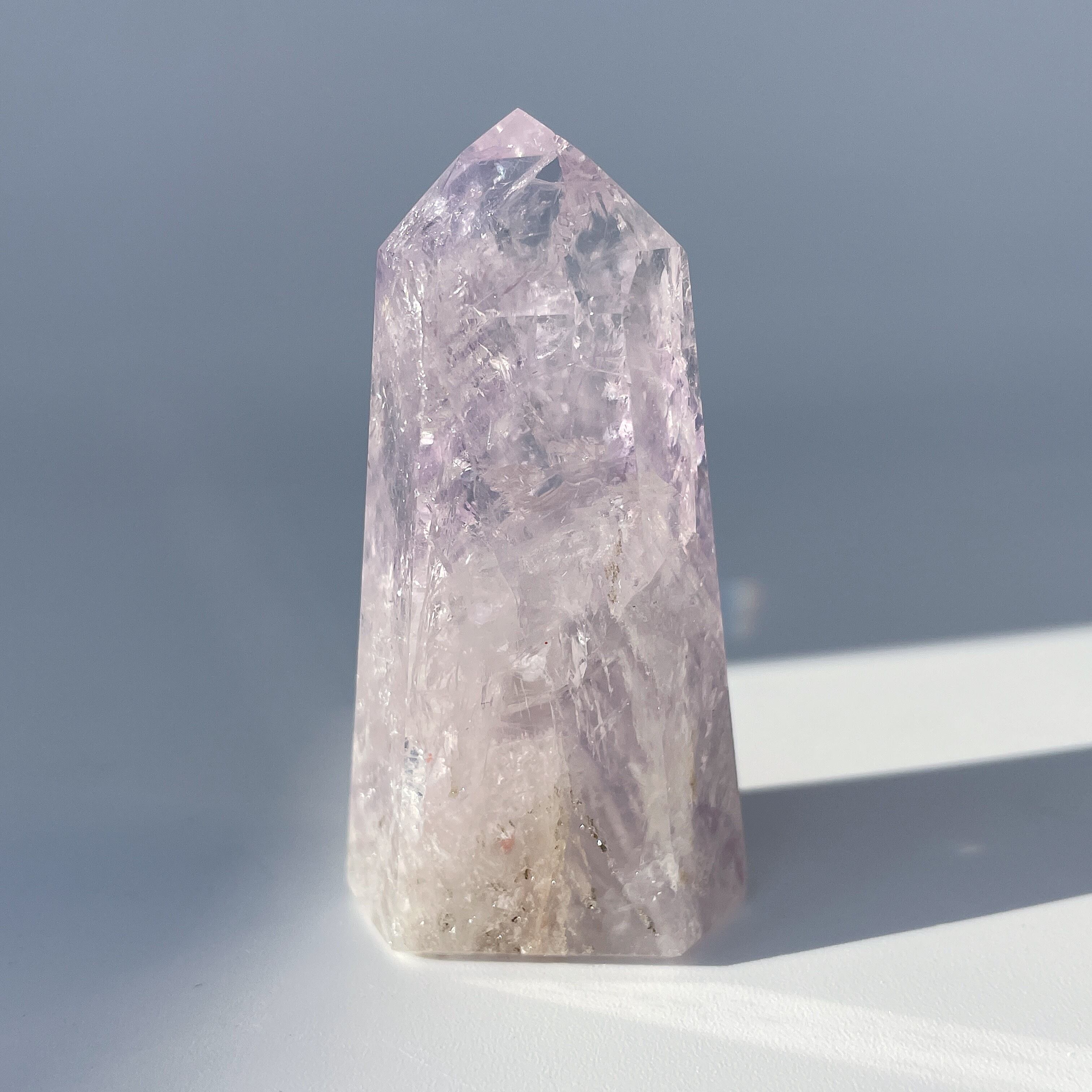 アメジストタワー ラベンダーアメジスト タワー14◇ Lavender Amethyst ◇天然石・鉱物
