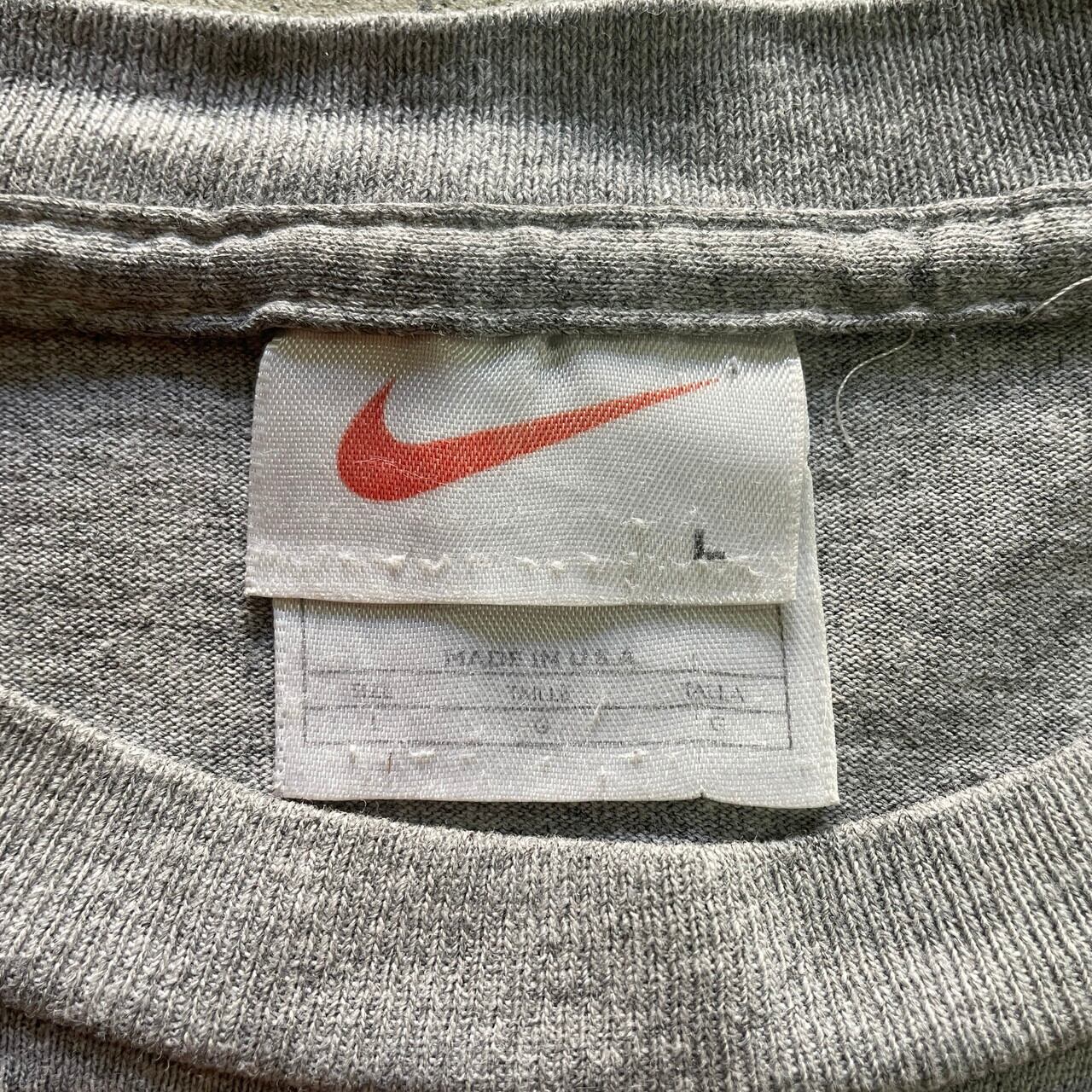 90s 白タグ NIKE ヴィンテージナイキ センタースウォッシュ Tシャツ L