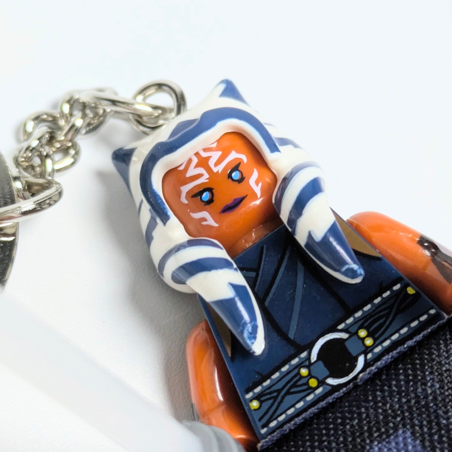 ★ブロックフィギュアキーホルダー★【 STARWARS ( スター・ウォーズ ) / ザ・マンダロリアン 】ディングローグー / ベビーヨーダ 〚アメリカン雑貨 アメトイ〛