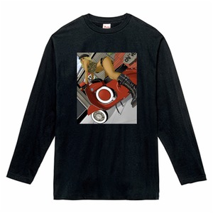 「90ss」 ロングスリーブTシャツ・ブラック