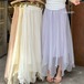4色／イレヘムシフォンマキシスカート ・77531