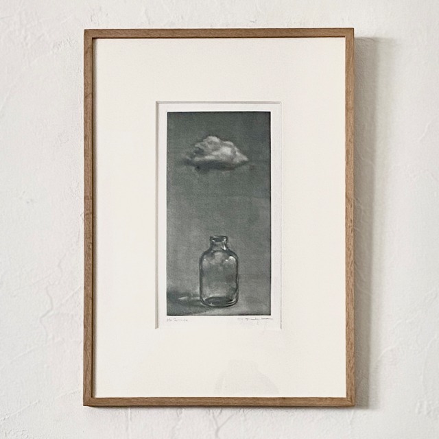筆塚稔尚  FUDEZUKA Toshihisa "Still Life" / etching, mezzotint(with frame)