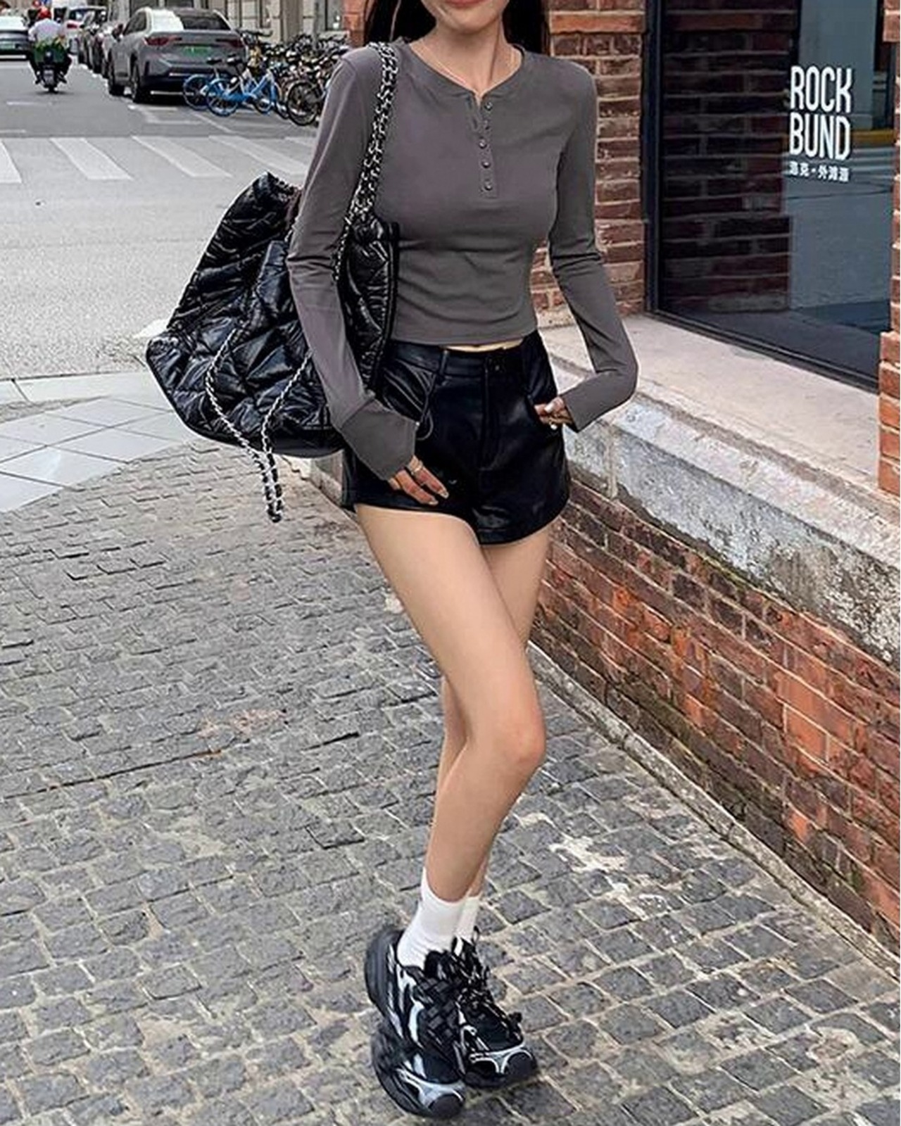 レザーライクショーツ A0297 - 16