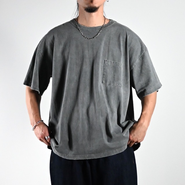 ANACHRONORM / PIGMENT DYED POCKET S/S T-S