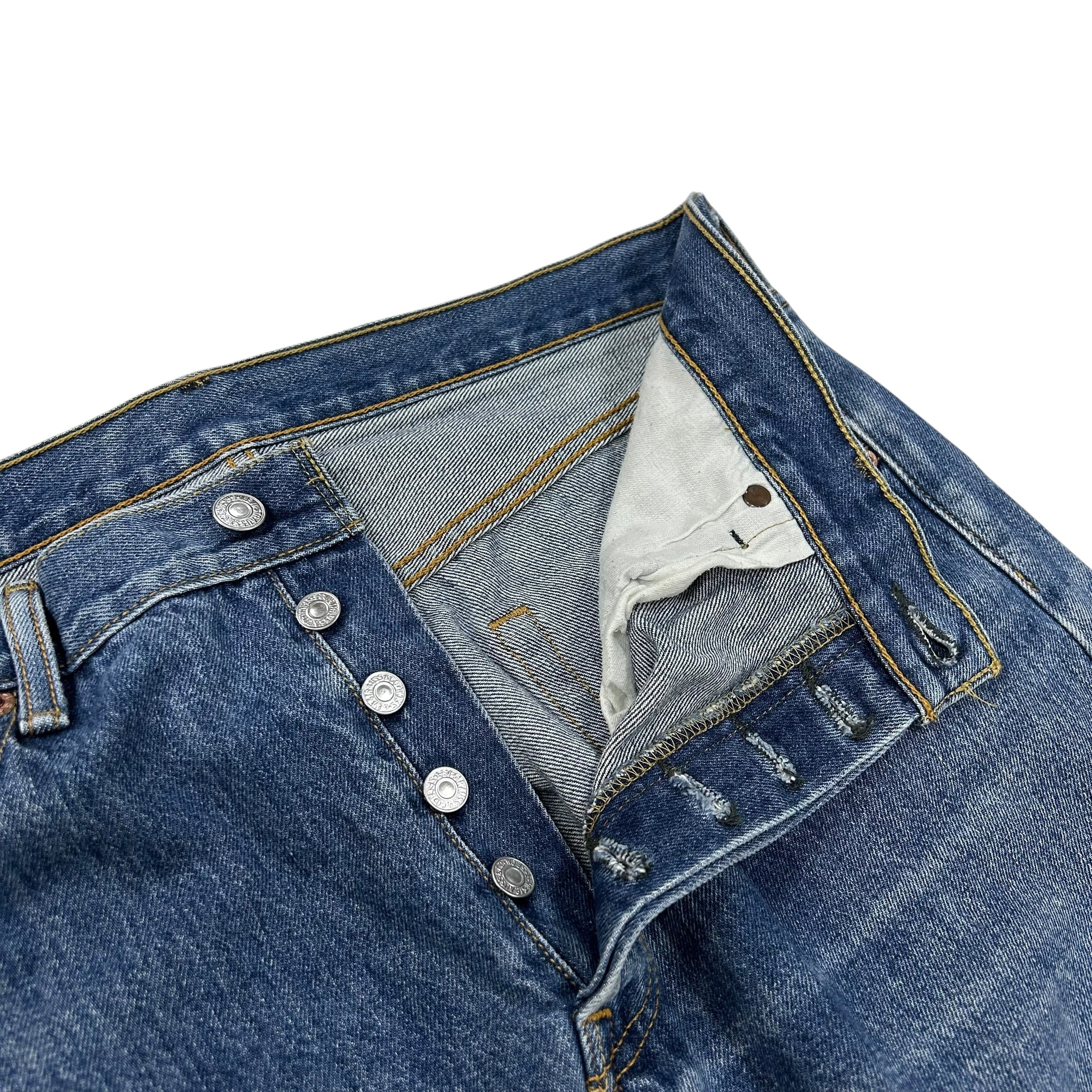 00s メキシコ製 Levi's/リーバイス 501 デニムパンツ W34インチ ブルー