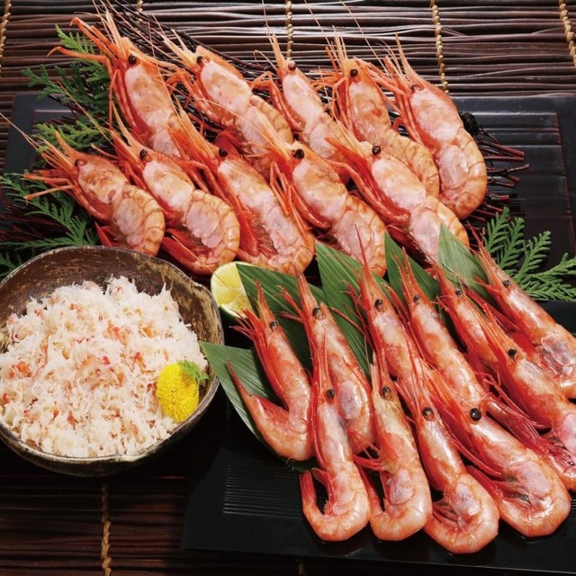 ぼたんえび・甘えび・おおずわいがにほぐし身セット