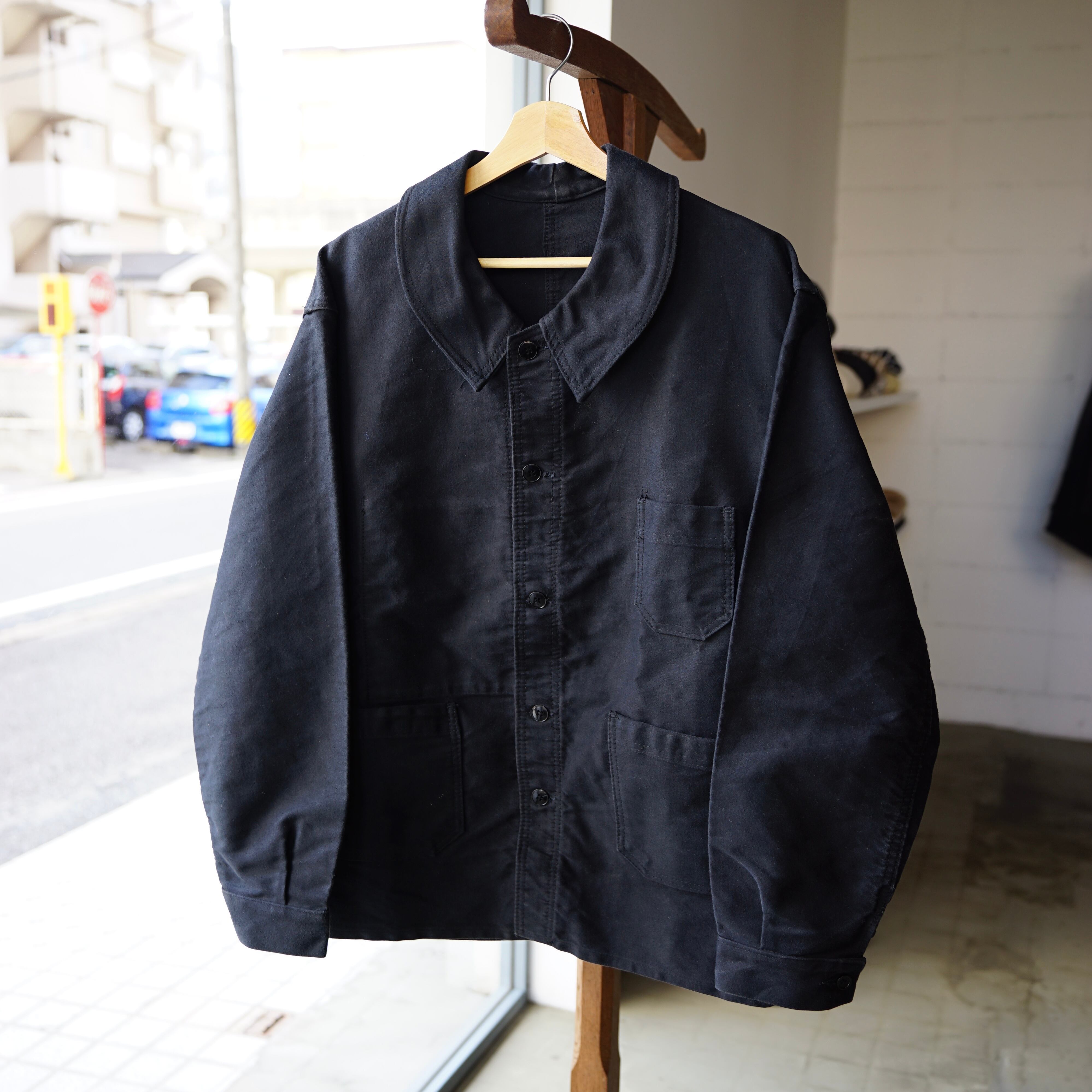 Deadstock] 50〜60's MONT-ROUGE Blue Moleskin Jacket | regnbage