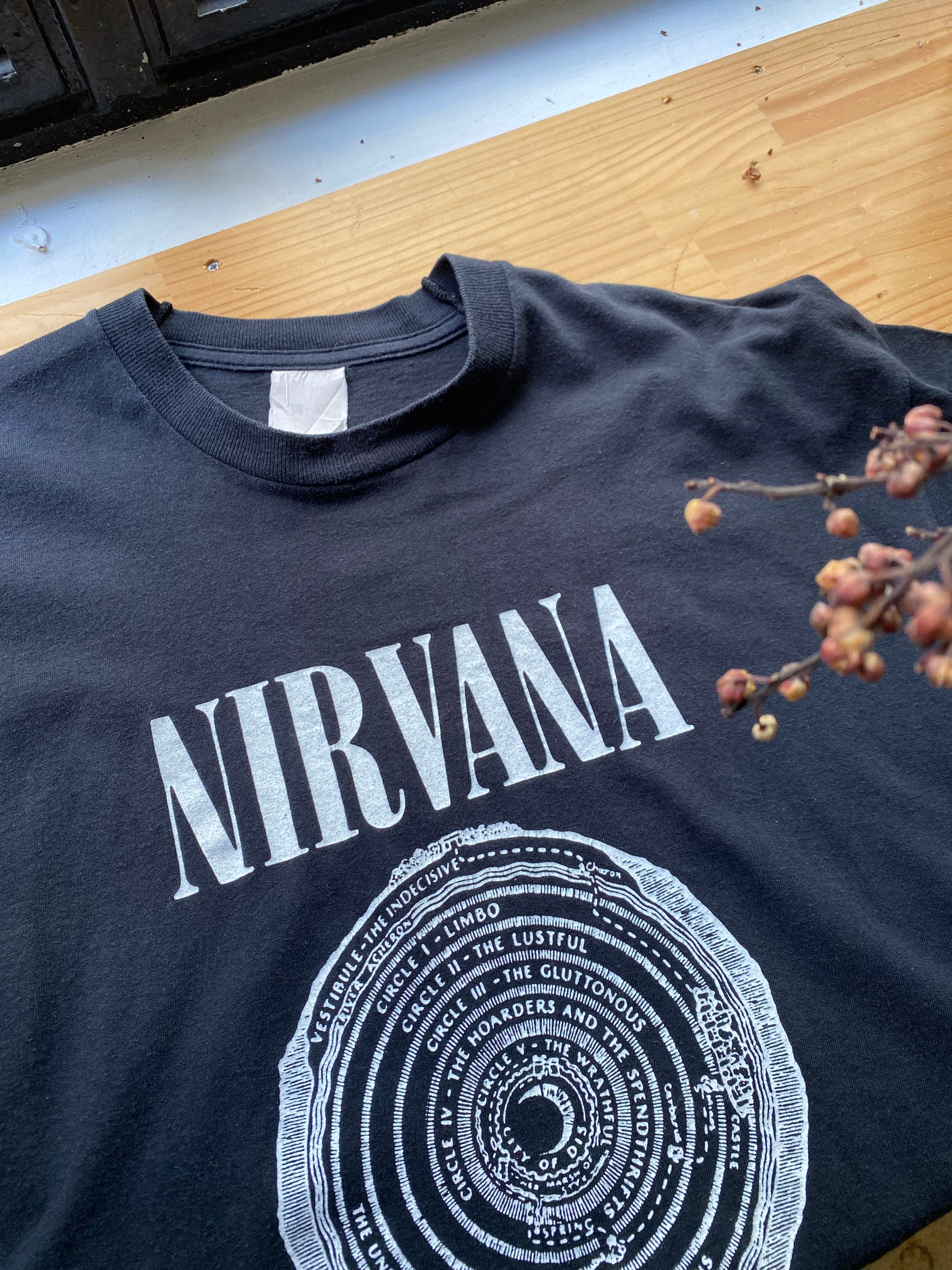 90s NIRVANA VESTIBULE PRINT TEE＊ | JUNK SHOP