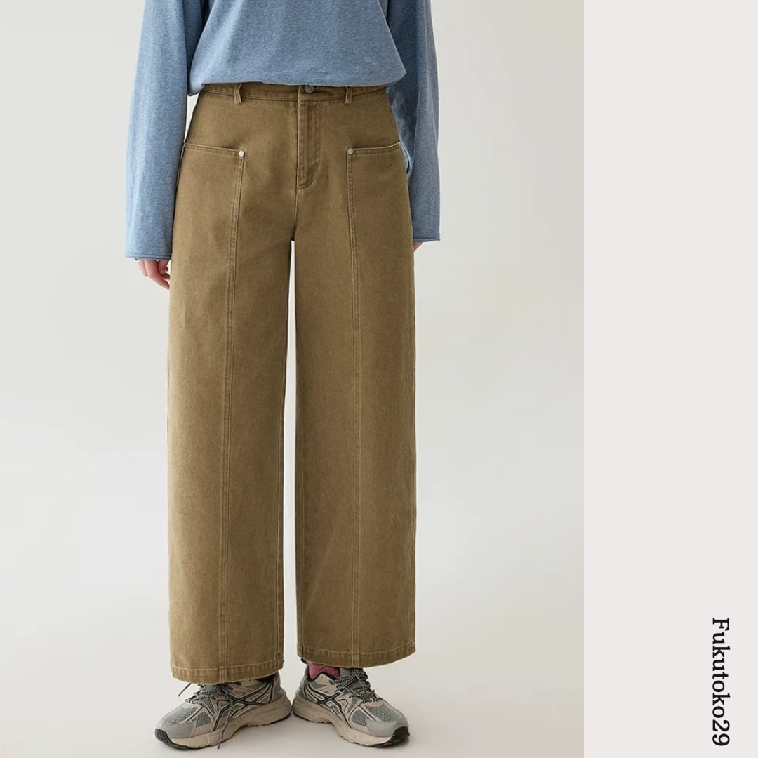 ストレートカジュアルパンツ F3970