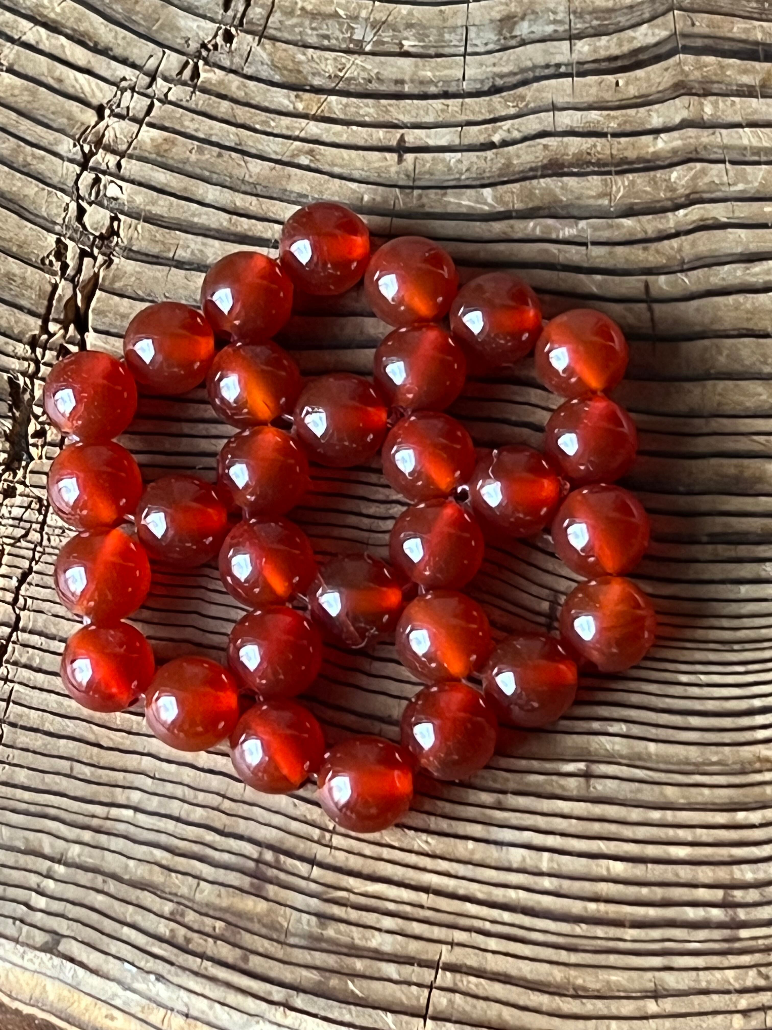 【明るい空】六芒星 ヘキサゴンマット カーネリアン8ミリ玉使用