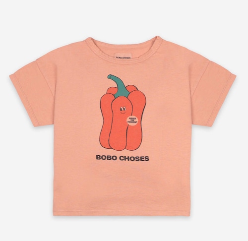 SALE!!【Bobo Choses】ボボショーズ　Vote For Pepper Short Sleeve T-Shirt　海外子供服　Tシャツ
