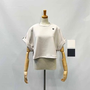 DOUBLE STANDARD CLOTHING ダブルスタンダードクロージング ESSENTIAL / ダンボールロールアップスリーブトップス 2508000262 2026春夏新作[送料無料]