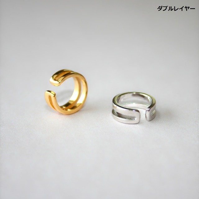 シンプルイヤーカフ 4ピースセット【ec85】