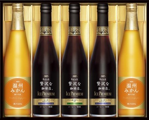 【特価処分】AGFギフト ちょっと贅沢な珈琲店 アイスプレミアムアソートギフト ボトル 5本