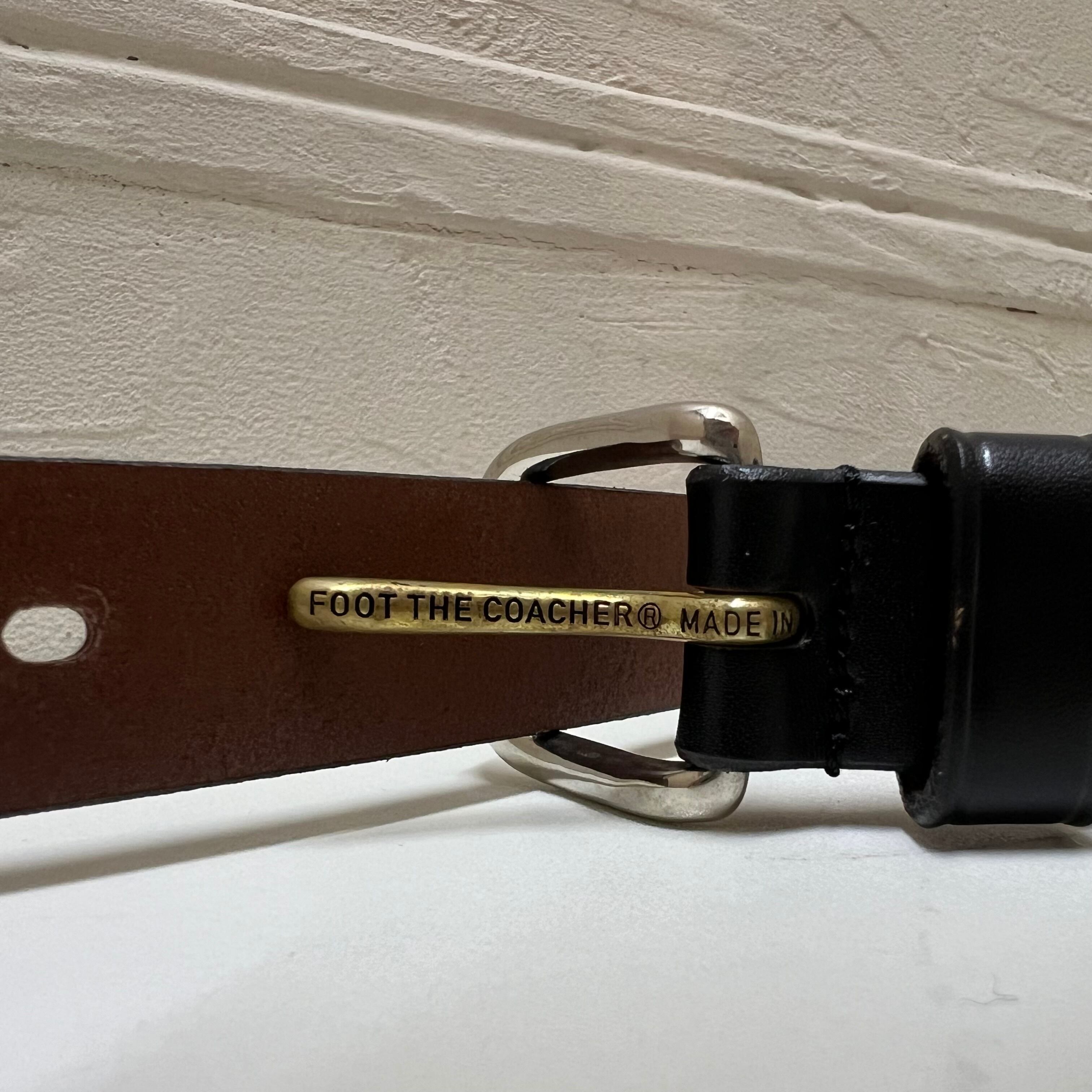 foot the coacher フットザコーチャー T.T.C BELT ベルト ブラック 