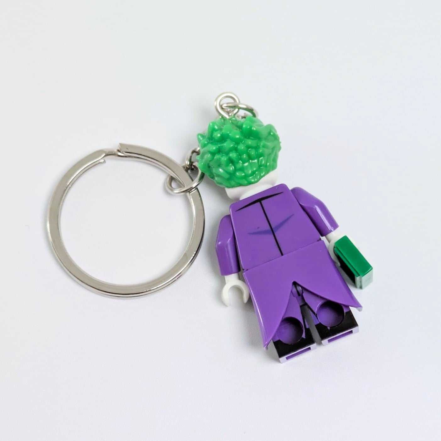 ★ブロックフィギュアキーホルダー ★【 BATMAN / バットマン 】『 ジョーカー コミックver. 』DCコミックス〚アメリカン雑貨 アメトイ〛