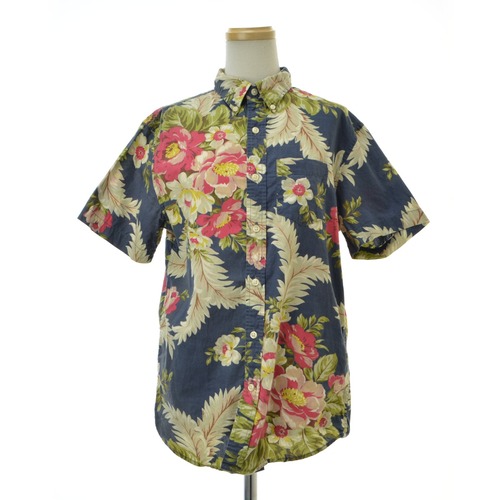 Denim & Supply Ralph Lauren / デニムアンドサプライラルフローレンフラワー ボタニカル柄 ボタンダウン半袖シャツ