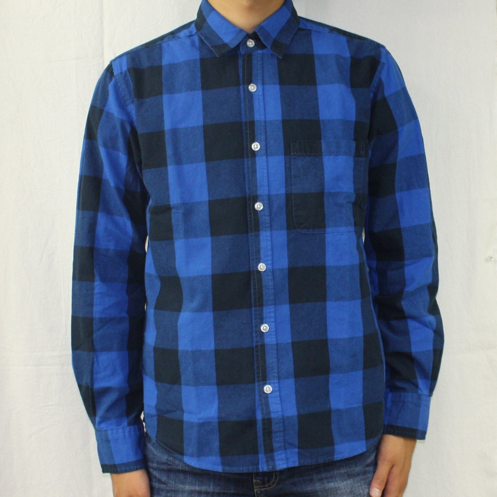 whizlimited ブロックチェックシャツ ブルー タルサタイム ブロック