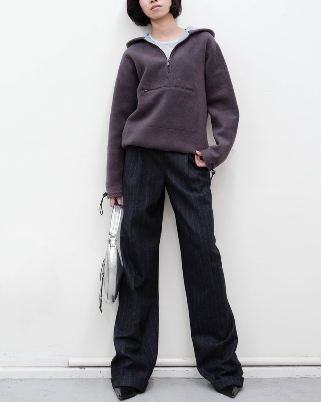 1990-00s Levi's ALL-DUTY -  half zip fleece pullover hoodie