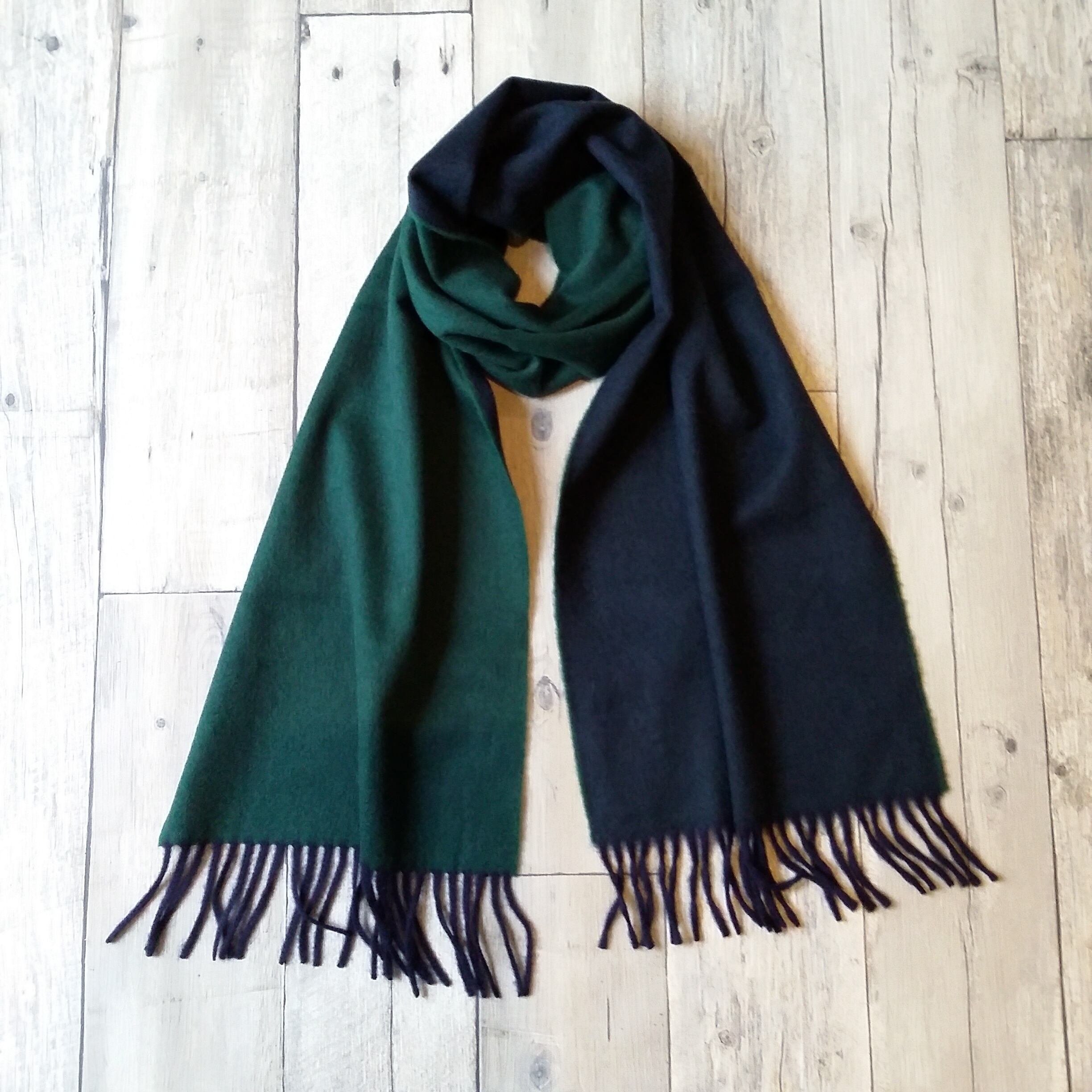 Drake's』ラムウール x アンゴラ リバーシブルマフラー | differentkm